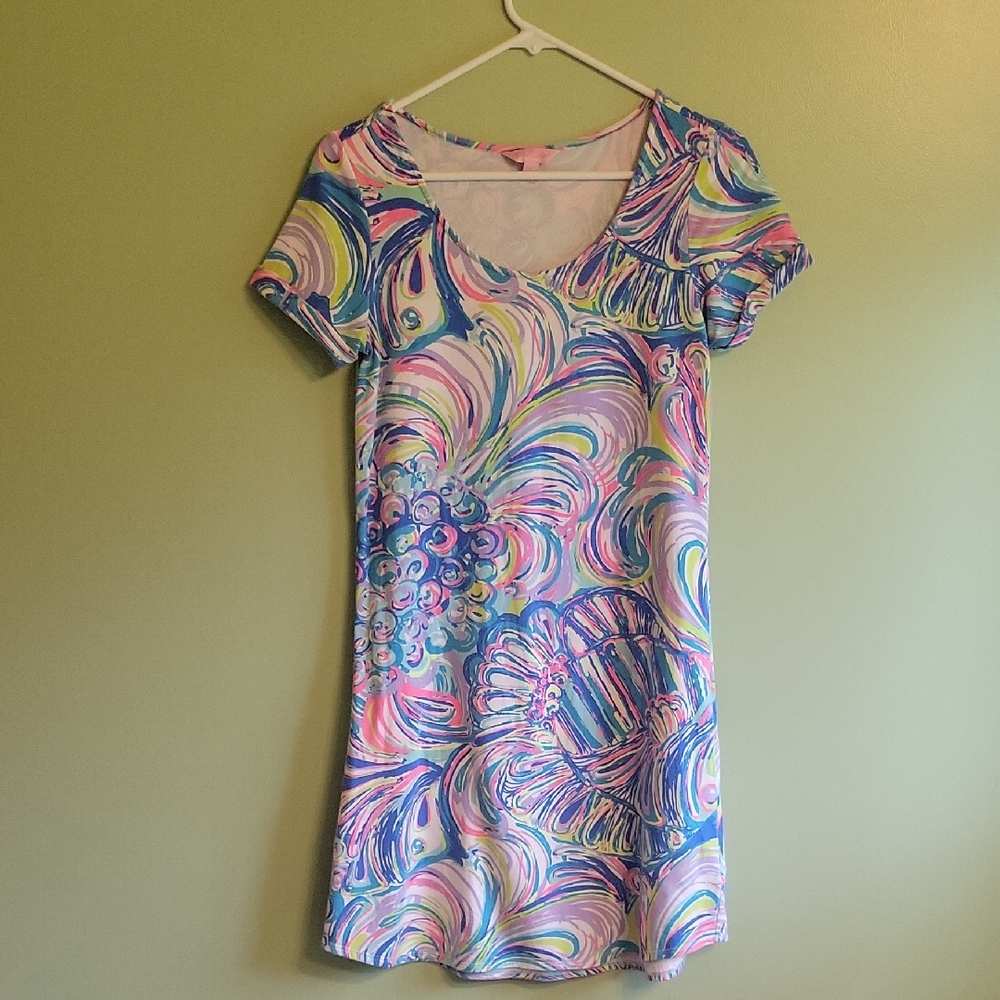 Lilly Pulitzer Pink and Blue Dress